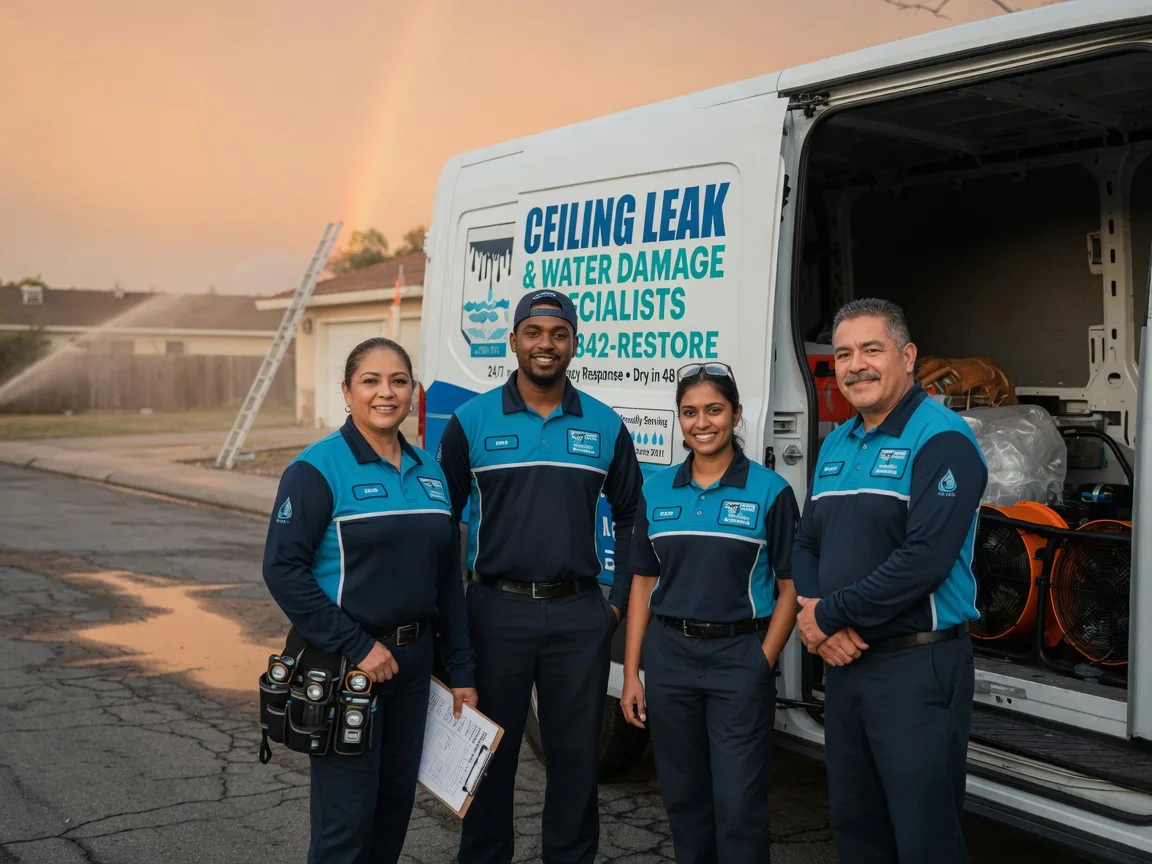 Ceiling Leak Cleanup company in Eden Valley, MN