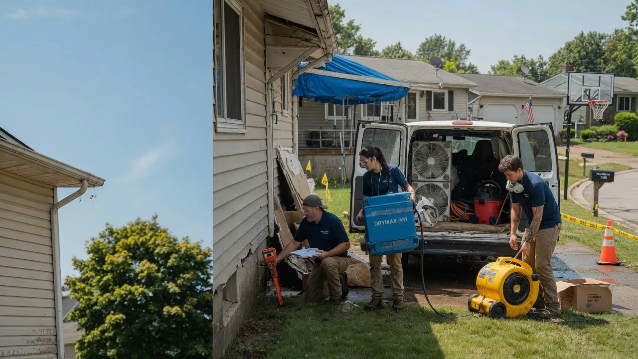 Ceiling Leak Cleanup in Eden Valley, MN near me